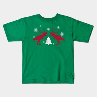 Christmas T Rex Kids T-Shirt